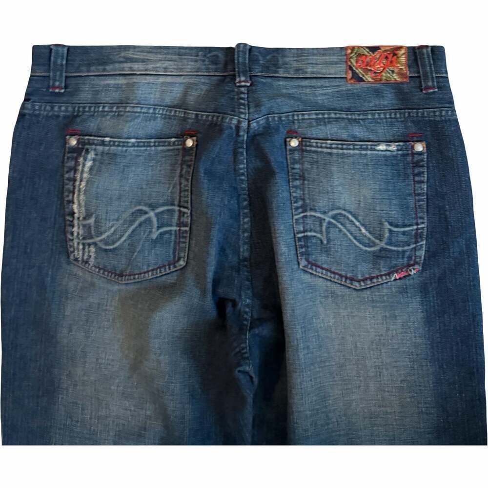 Vintage COOGI Men's Wide Leg Baggy Denim Jeans 40x34 Embroidered - Picture 2 of 6